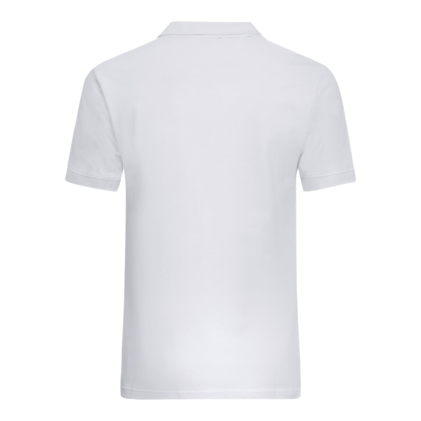 Regular Fit Polo in Cotton Piquet with 3D Embroidered Logo - Gisada.com