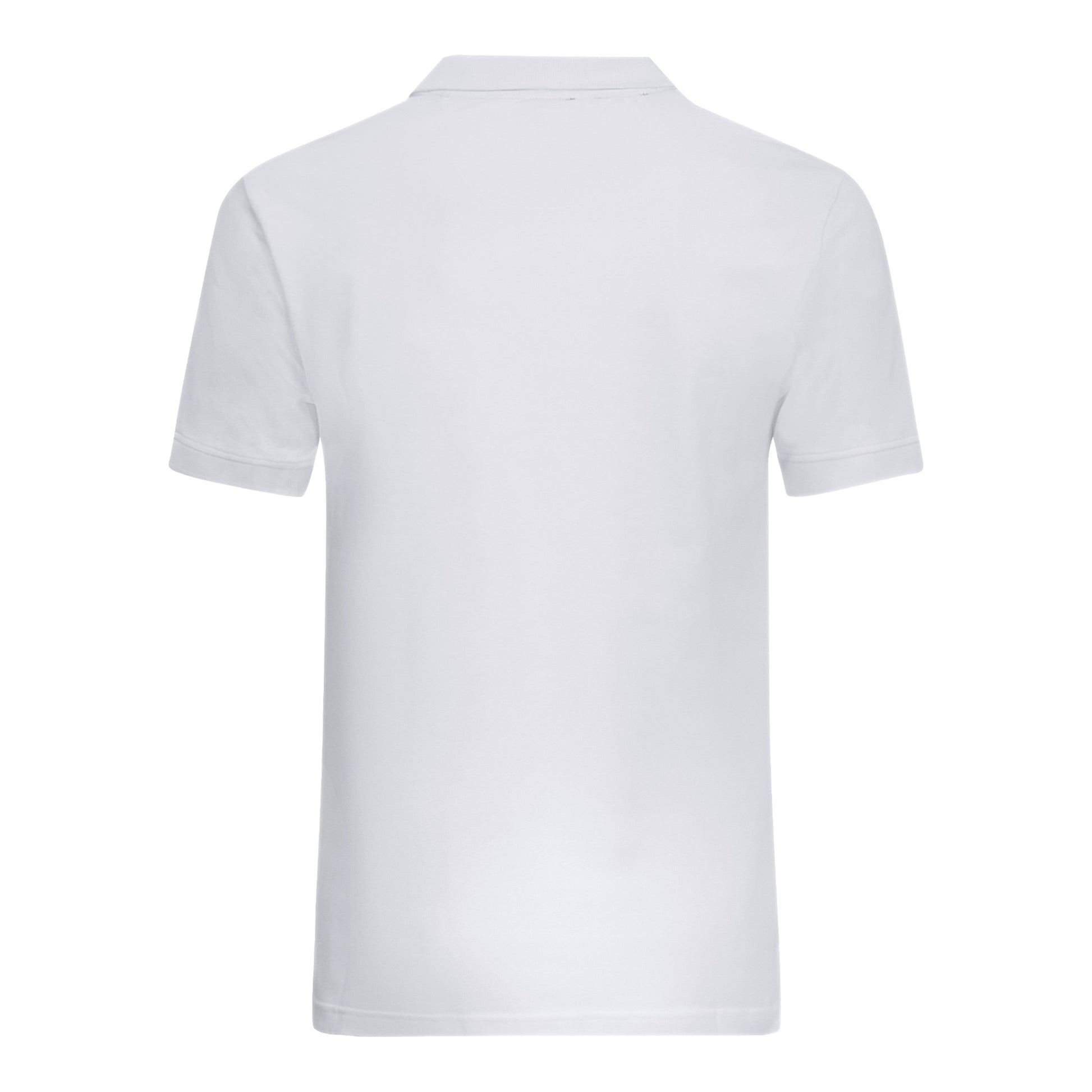 Regular Fit Polo in Cotton Piquet with 3D Embroidered Logo - Gisada.com