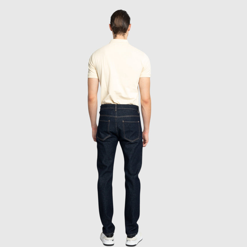 Regular Fit Polo in Cotton Piquet with 3D Embroidered Wing - Gisada.com