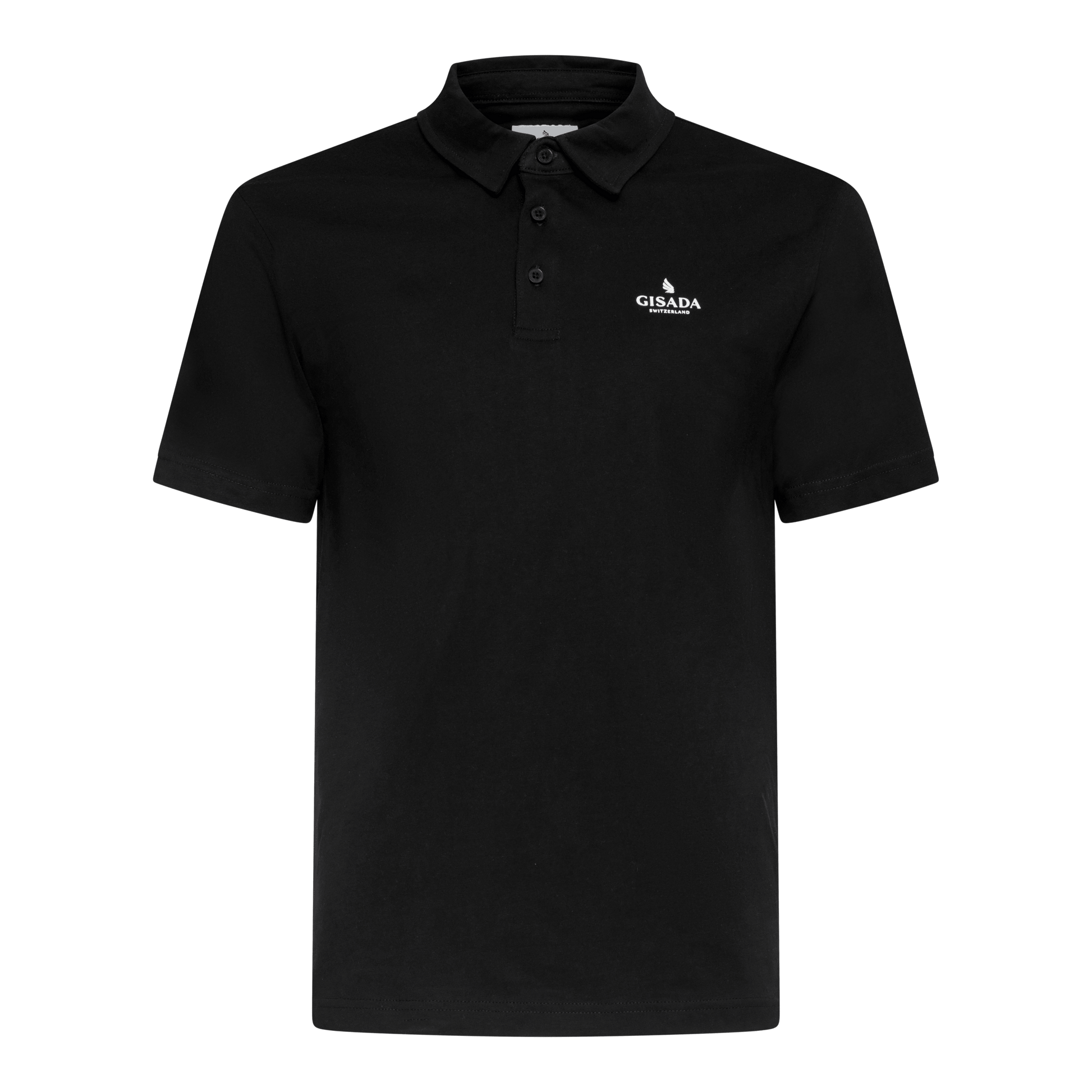 Regular Fit Polo in Jersey Cotton with 3D Logo Silicon Print - Gisada.com