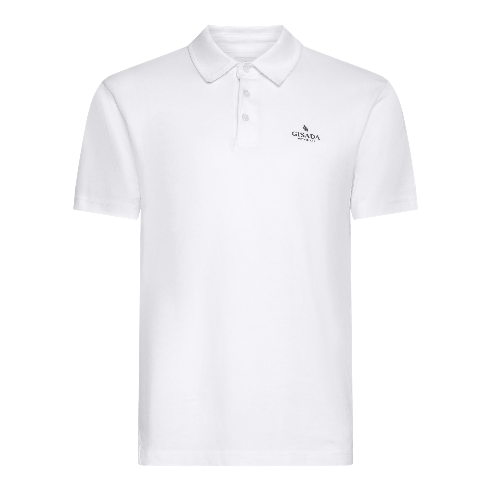 Regular Fit Polo in Jersey Cotton with 3D Logo Silicon Print - Gisada.com