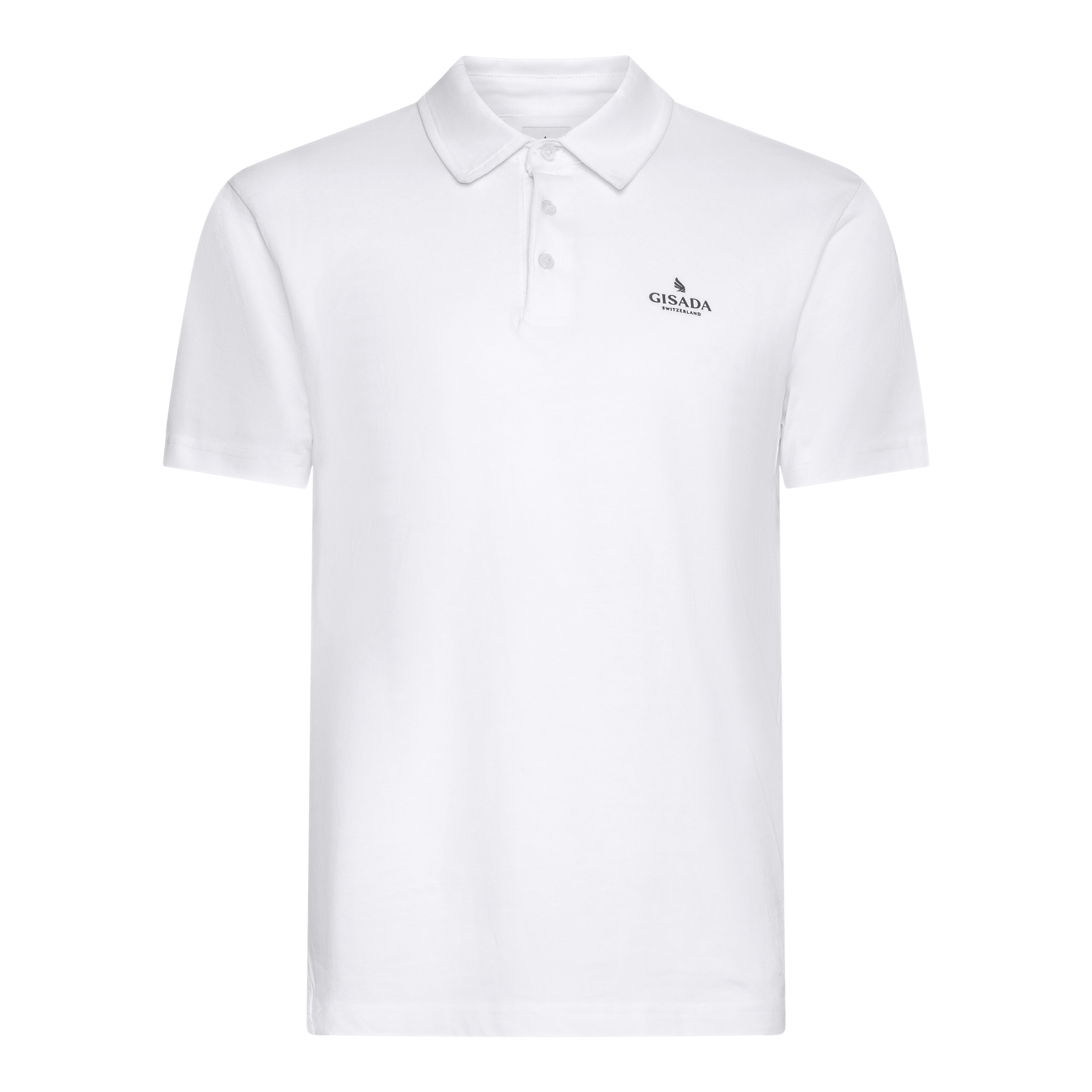 Regular Fit Polo in Jersey Cotton with 3D Logo Silicon Print - Gisada.com