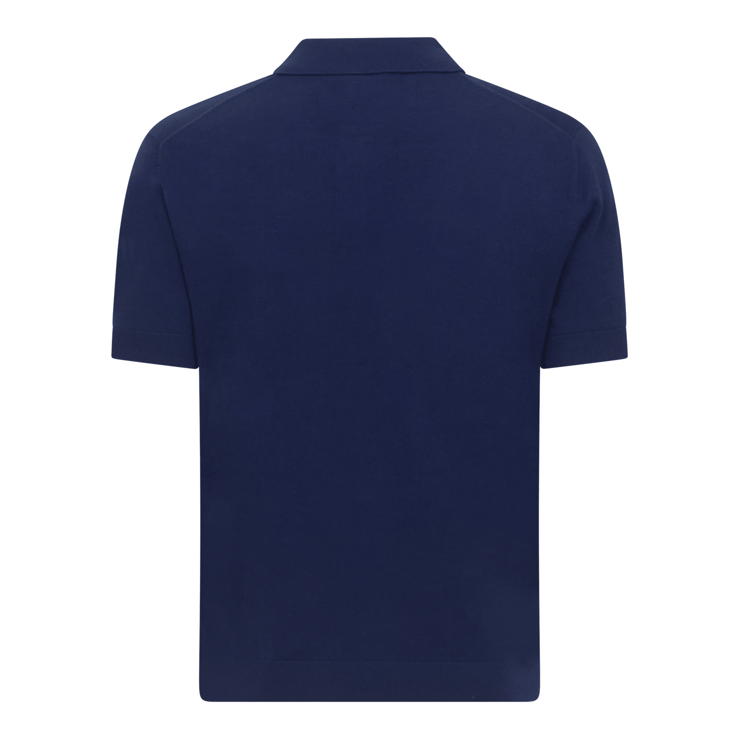 Regular Fit Premium Cotton Knit Polo with Patch Label - Gisada.com