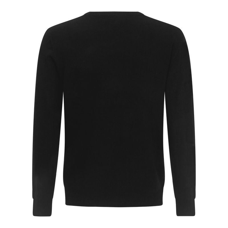 Rundhals-Pullover mit normaler Passform