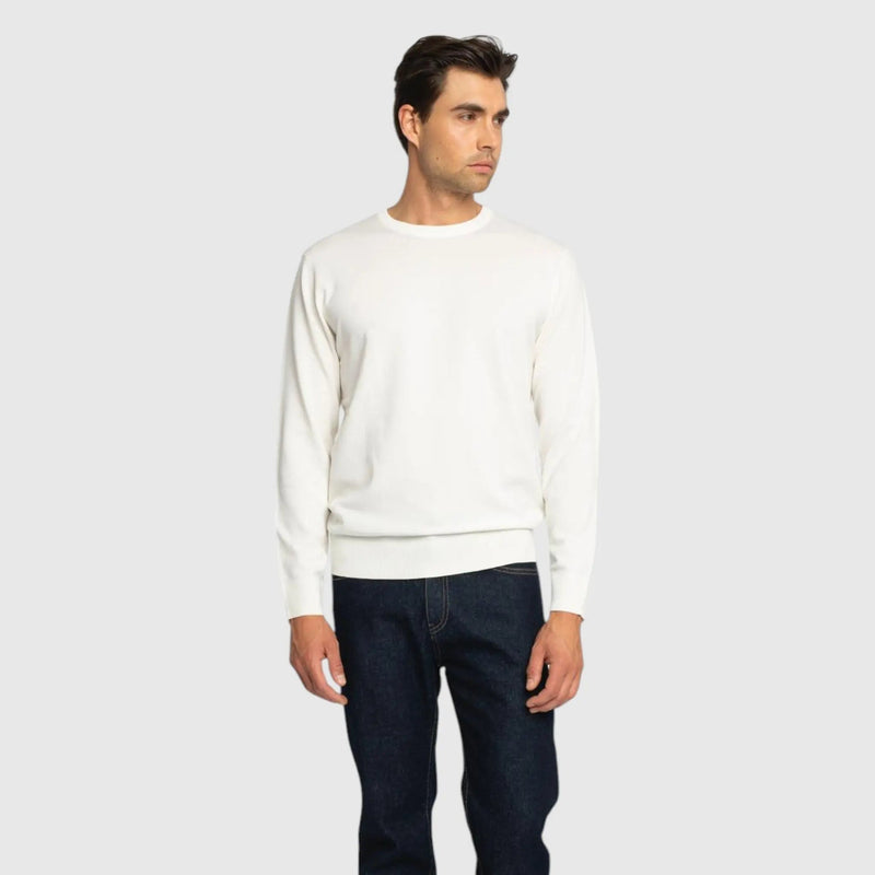 Regular Fit Round Neck Pullover - Gisada.com