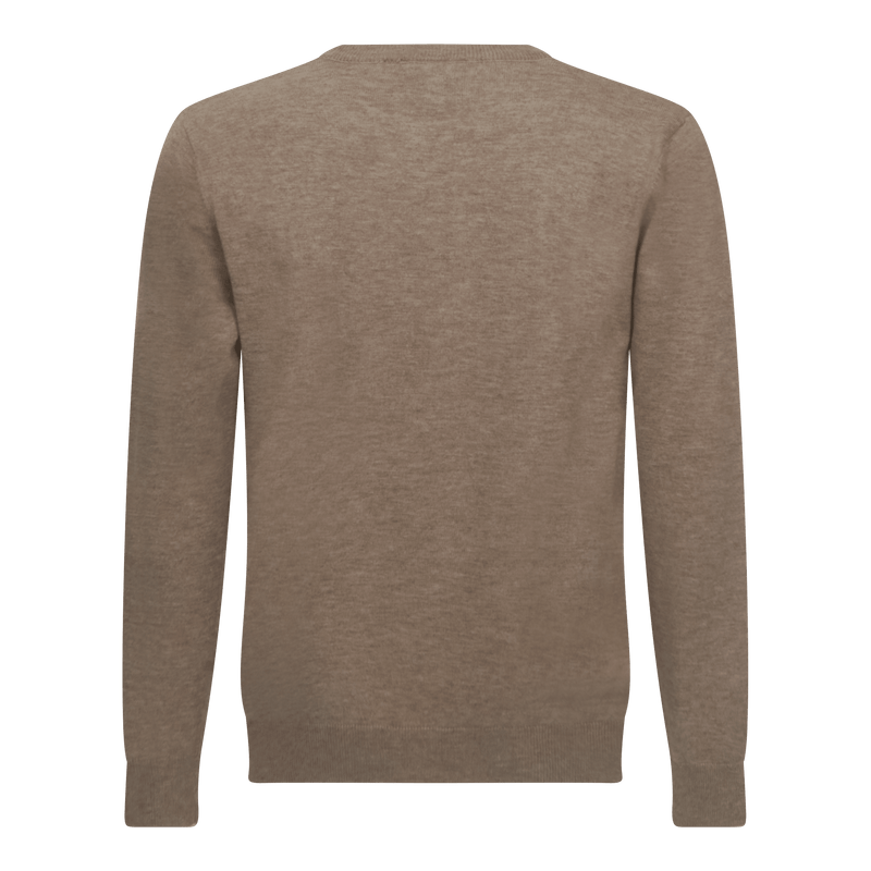 Rundhals-Pullover mit normaler Passform