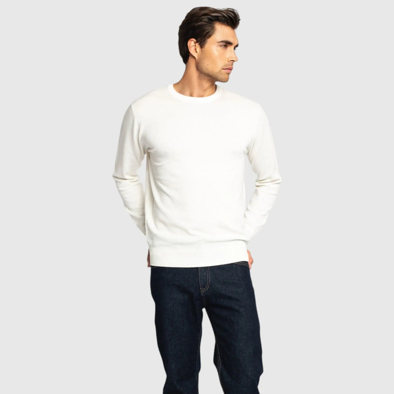 Regular Fit Round Neck Pullover - Gisada.com