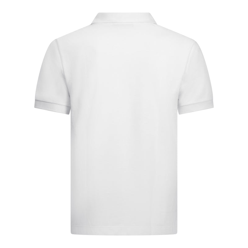 Regular Fit Short Sleeves Polo in Luxe Interlock Piquet with Embroidery Gisada Logo