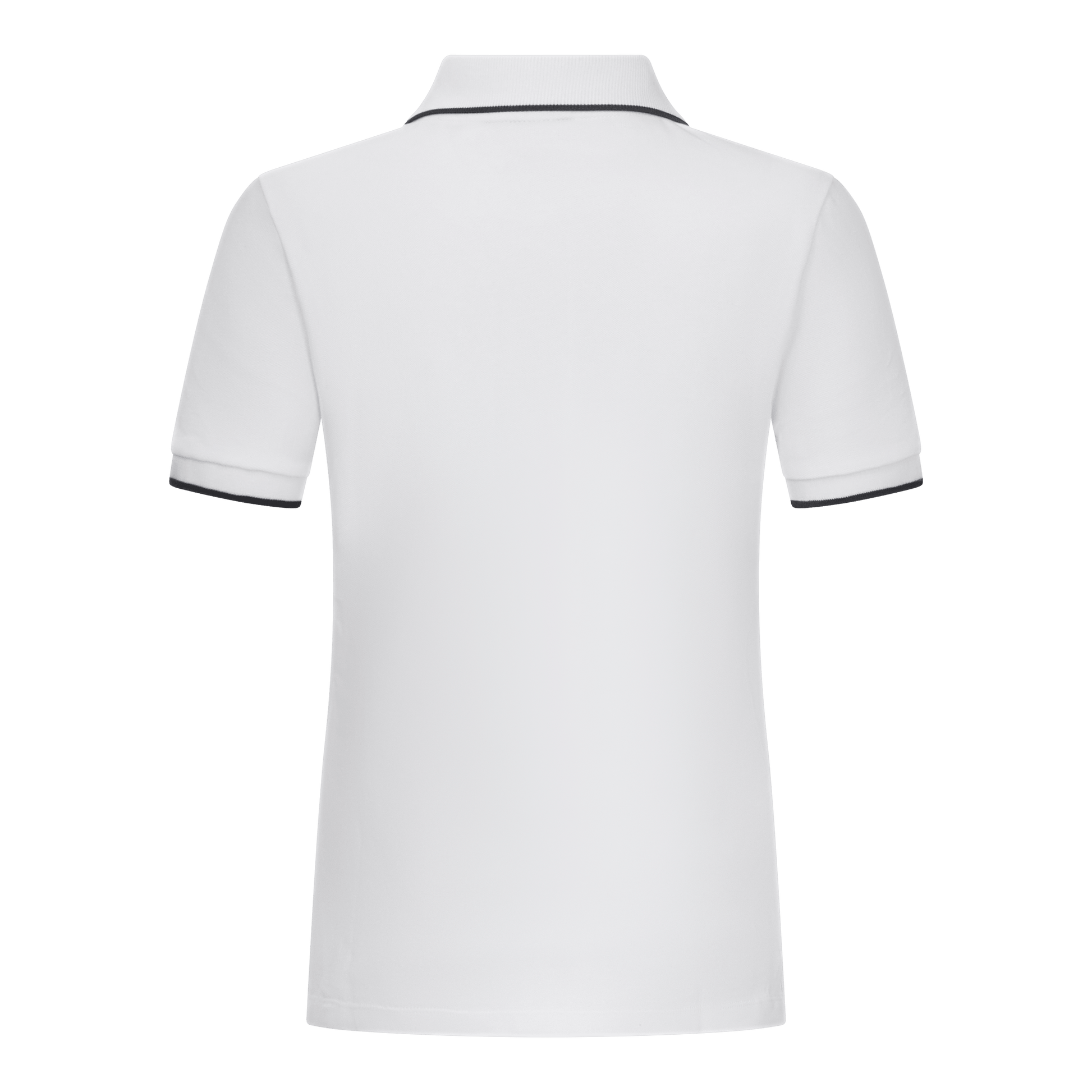 Regular Fit Short Sleeves Polo in Premium Cotton with Contrast - Gisada.com