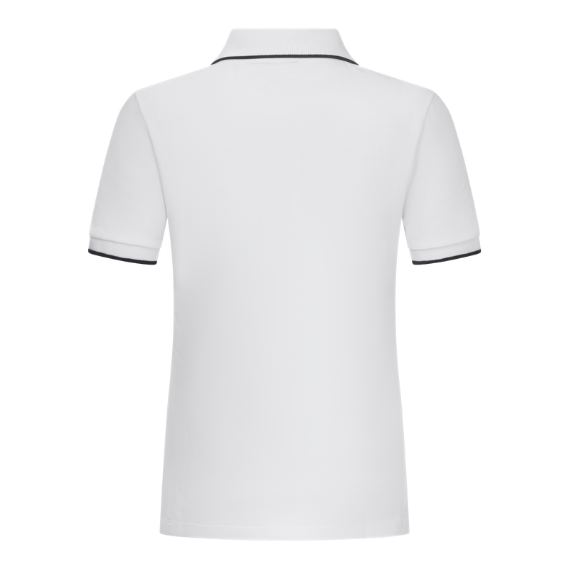 Regular Fit Short Sleeves Polo in Premium Cotton with Contrast - Gisada.com