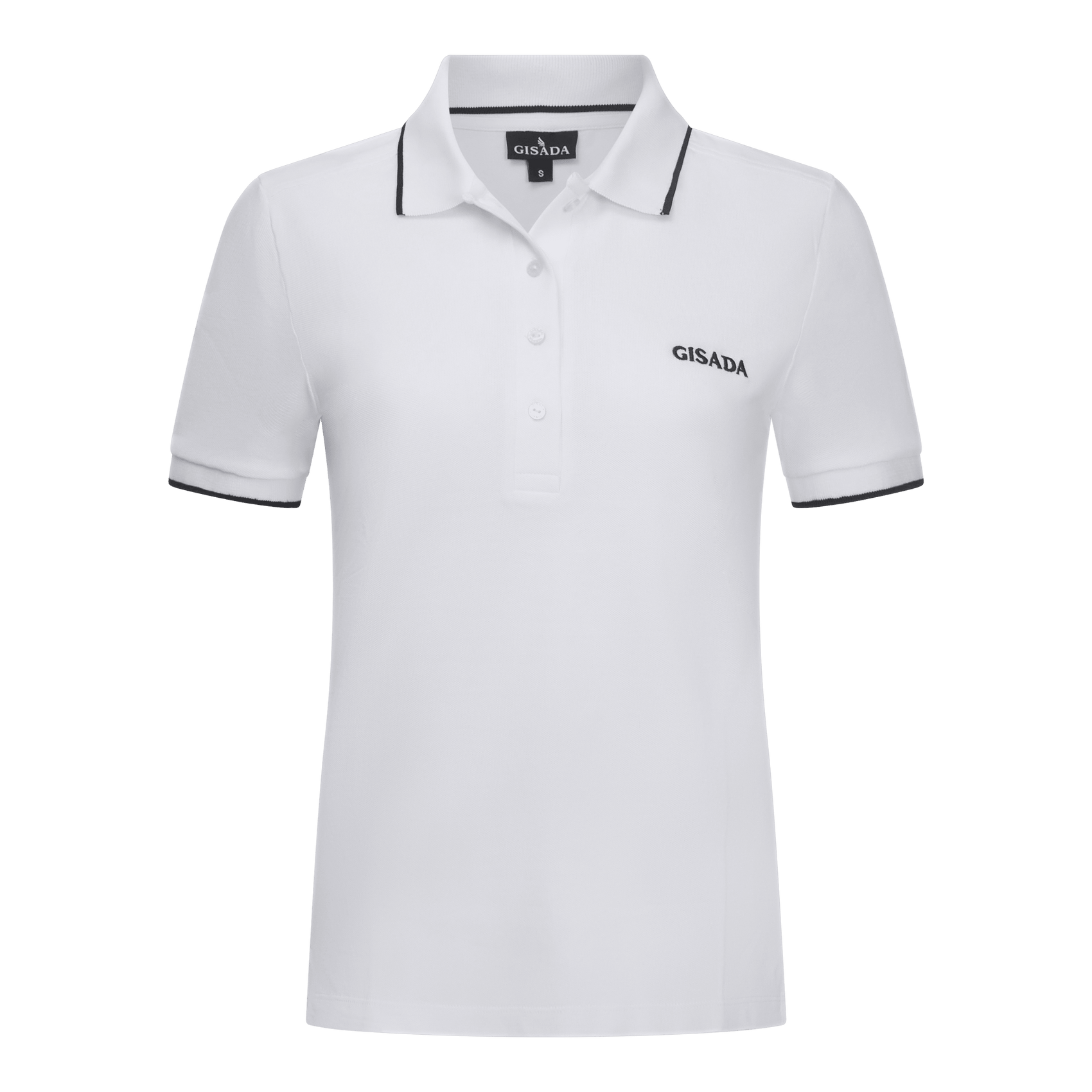 Regular Fit Short Sleeves Polo in Premium Cotton with Contrast - Gisada.com