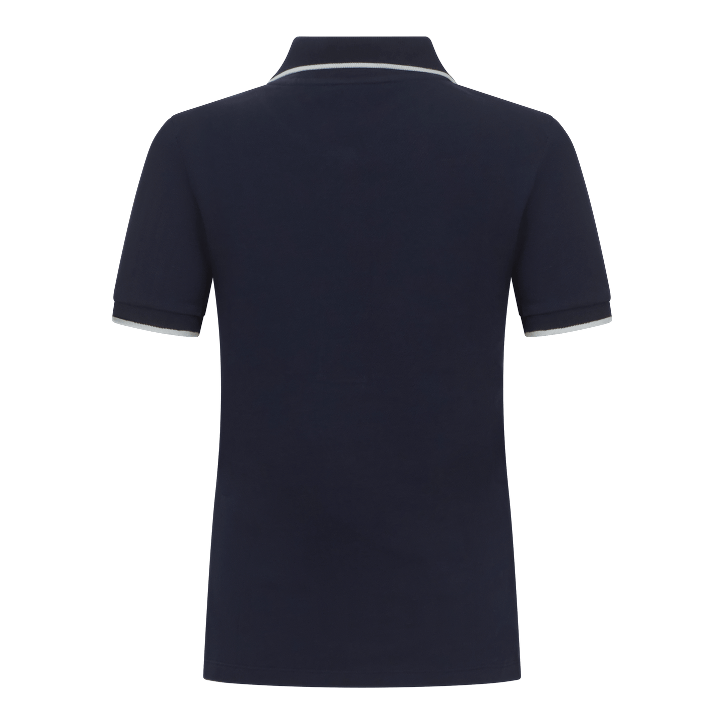 Regular Fit Short Sleeves Polo in Premium Cotton with Contrast - Gisada.com