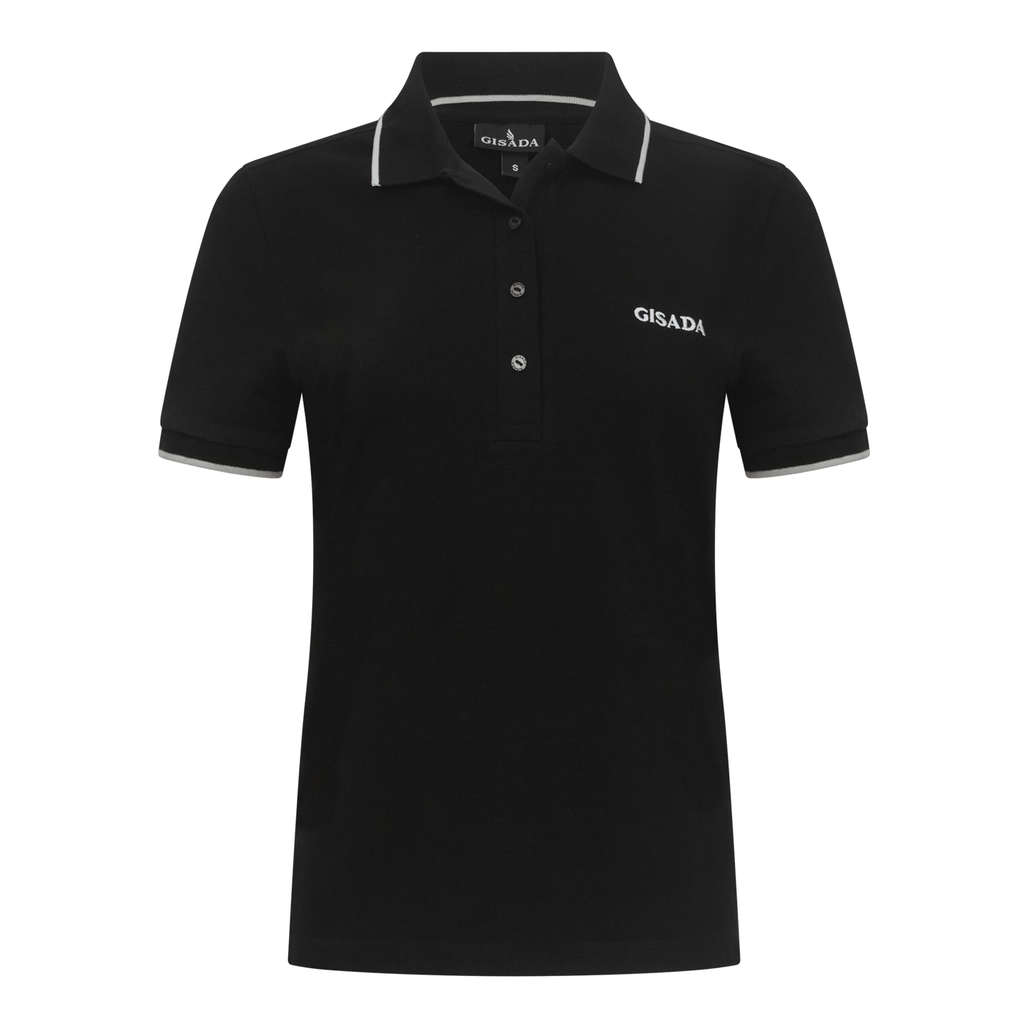 Regular Fit Short Sleeves Polo in Premium Cotton with Contrast - Gisada.com