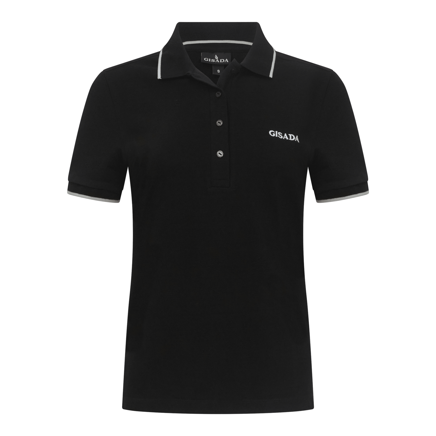 Regular Fit Short Sleeves Polo in Premium Cotton with Contrast - Gisada.com