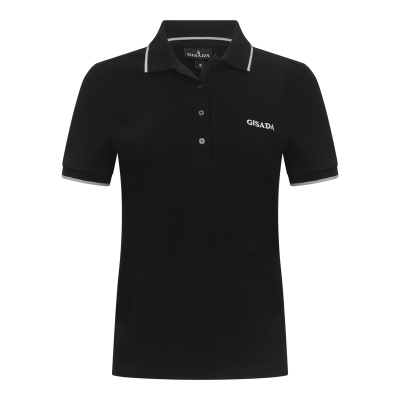 Regular Fit Short Sleeves Polo in Premium Cotton with Contrast - Gisada.com