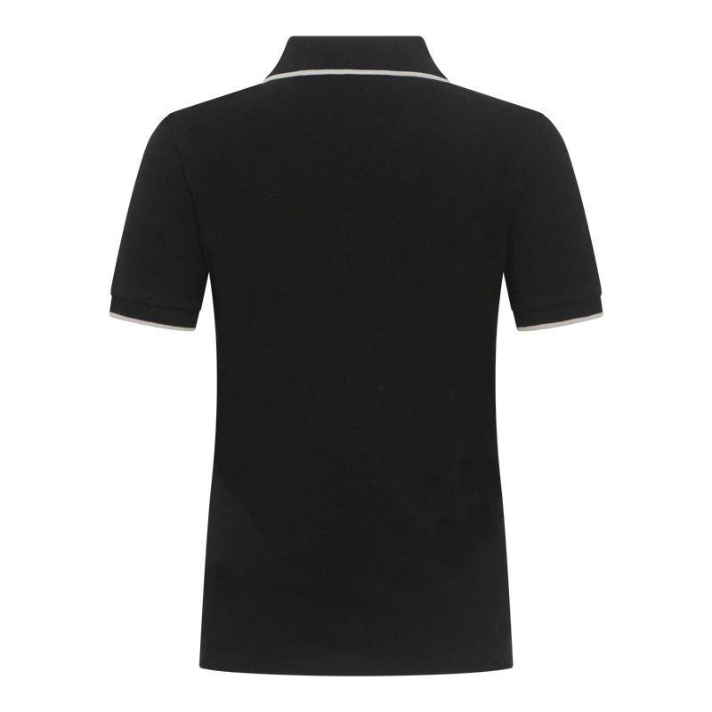 Regular Fit Short Sleeves Polo in Premium Cotton with Contrast - Gisada.com