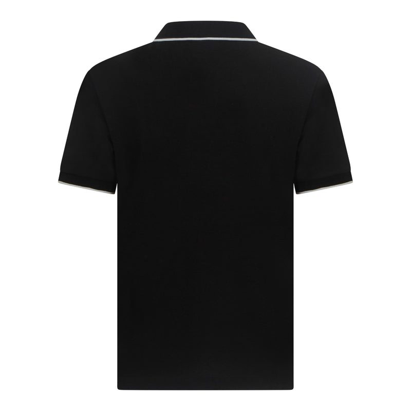 Regular Fit Short Sleeves Polo in Premium Cotton with Contrast