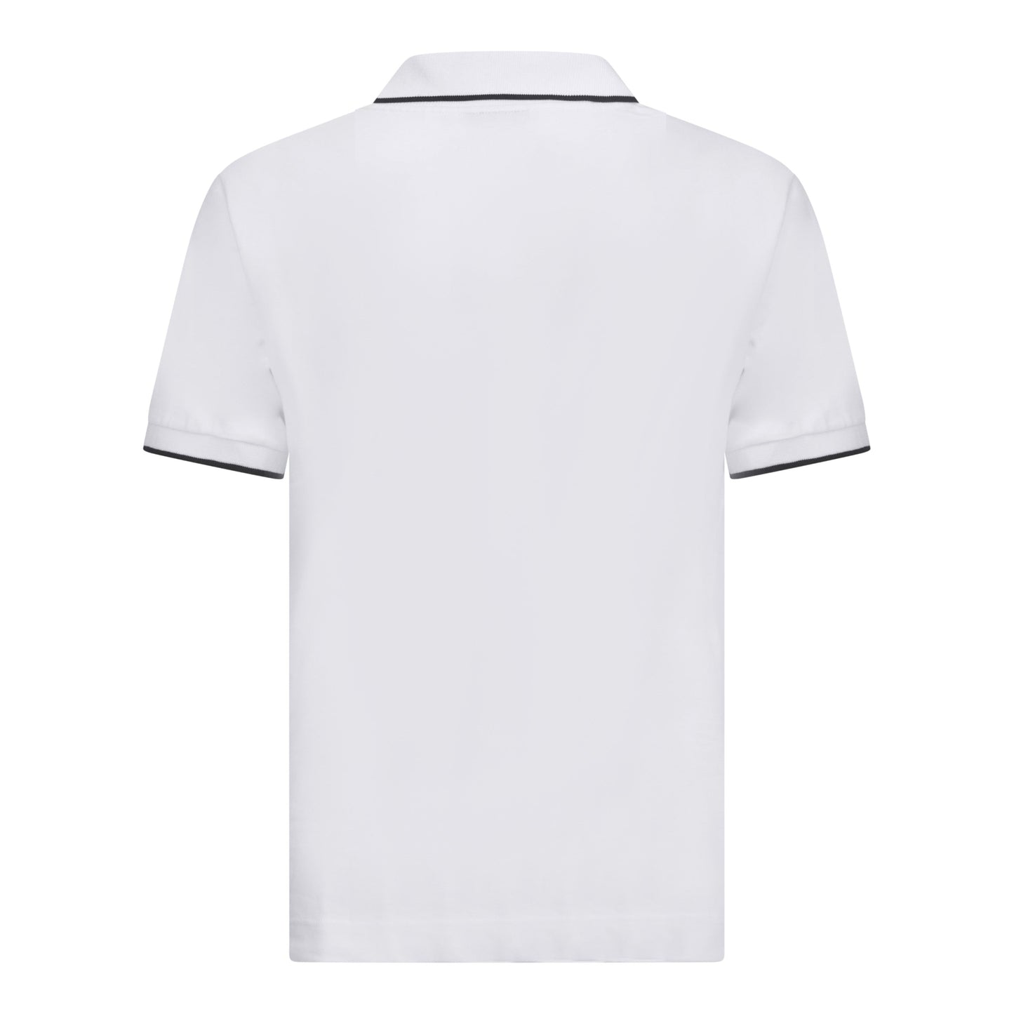 Regular Fit Short Sleeves Polo in Premium Cotton with Contrast - Gisada.com