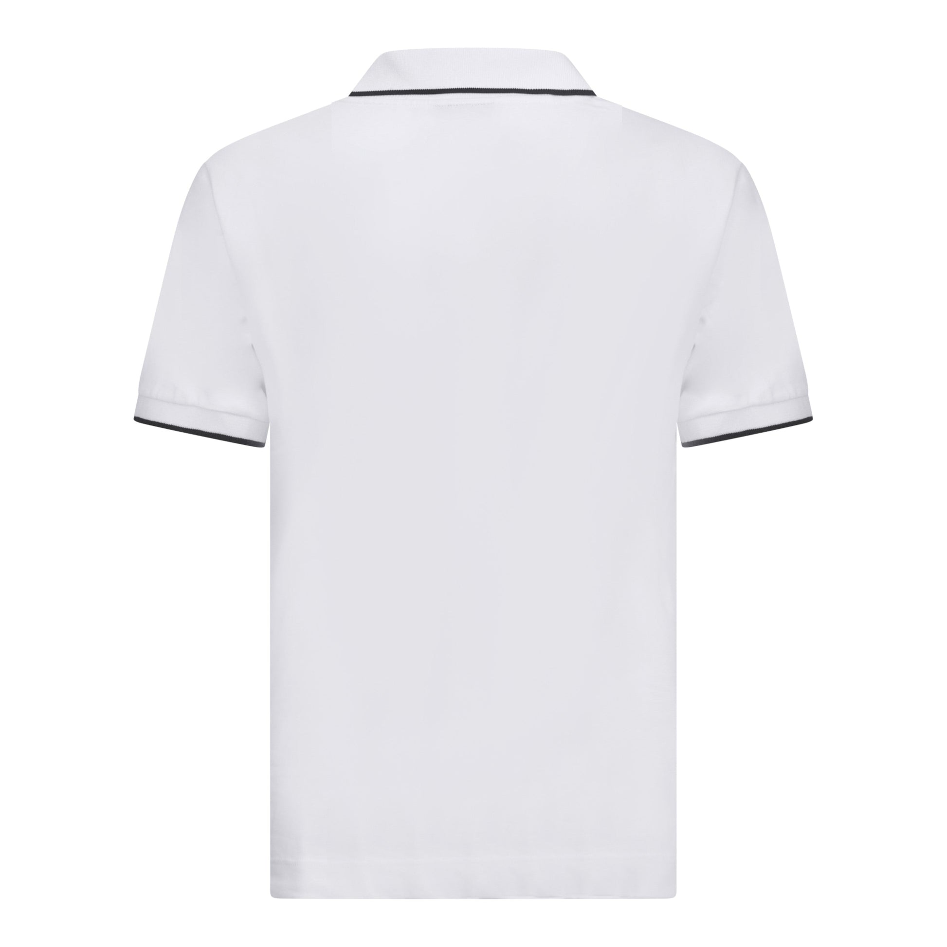Regular Fit Short Sleeves Polo in Premium Cotton with Contrast - Gisada.com