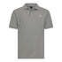 Regular Fit Short Sleeves Polo in Premium Cotton with Rubber Logo - Gisada.com