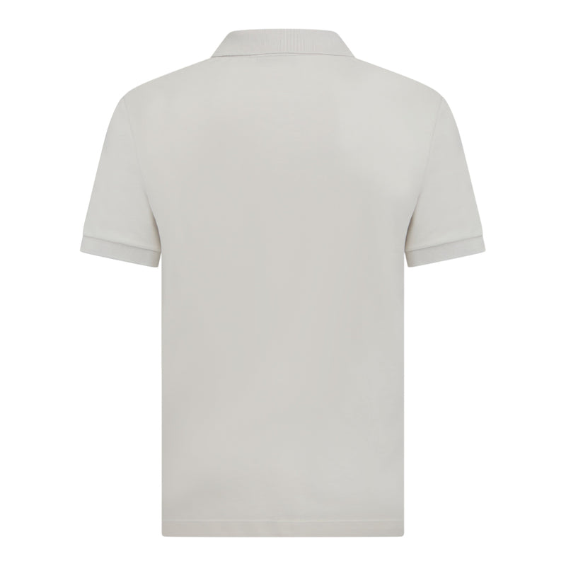 Regular Fit Short Sleeves Polo in Premium Cotton with Rubber Logo