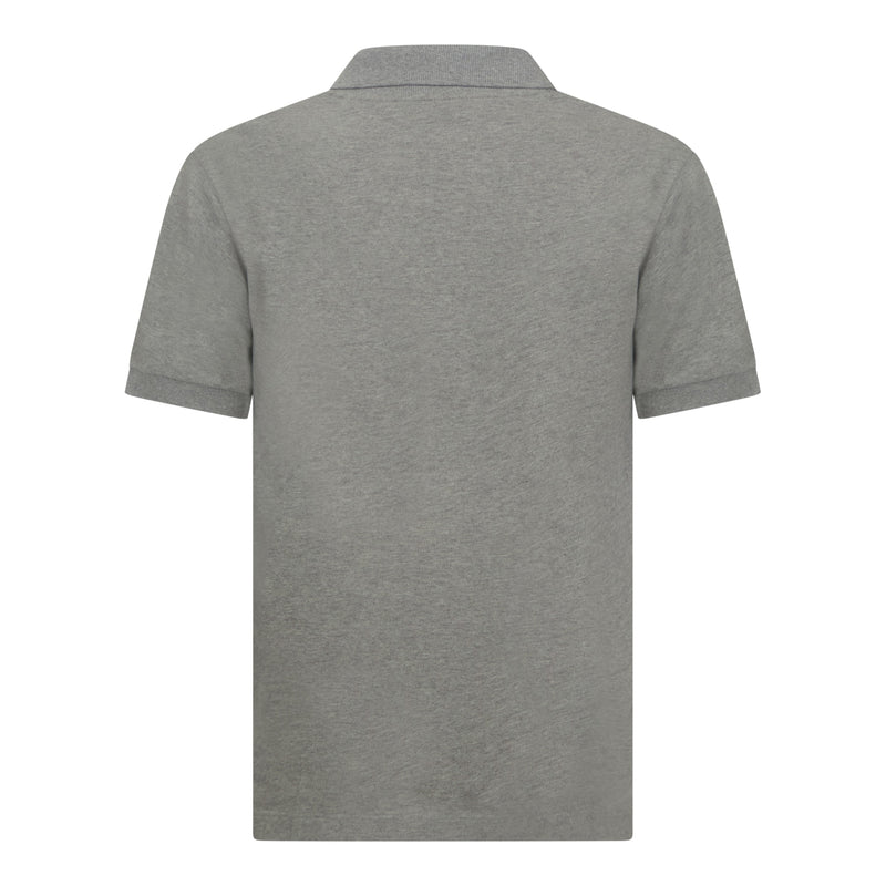 Regular Fit Kurzarm-Zip-Up-Polo aus Interlock-Piquet mit Gisada-Gummilogo