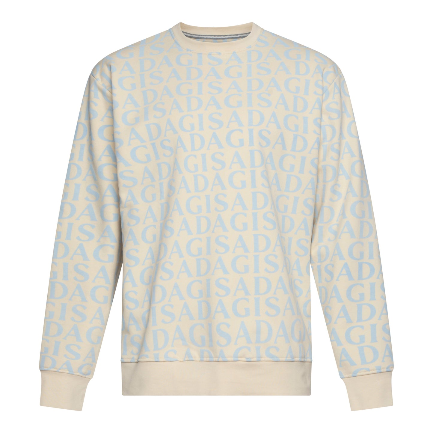Regular Fit Sweatshirt in Midweight Cotton with Allover Print - Gisada.com