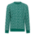 Regular Fit Sweatshirt in Midweight Cotton with Allover Print - Gisada.com