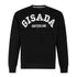 Regular Fit Sweatshirt in Midweight Cotton with Flock Print - Gisada.com