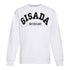 Regular Fit Sweatshirt in Midweight Cotton with Flock Print - Gisada.com