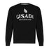 Regular Fit Sweatshirt in Midweight Cotton with Logo Puff Print - Gisada.com