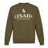 Regular Fit Sweatshirt in Midweight Cotton with Logo Puff Print - Gisada.com
