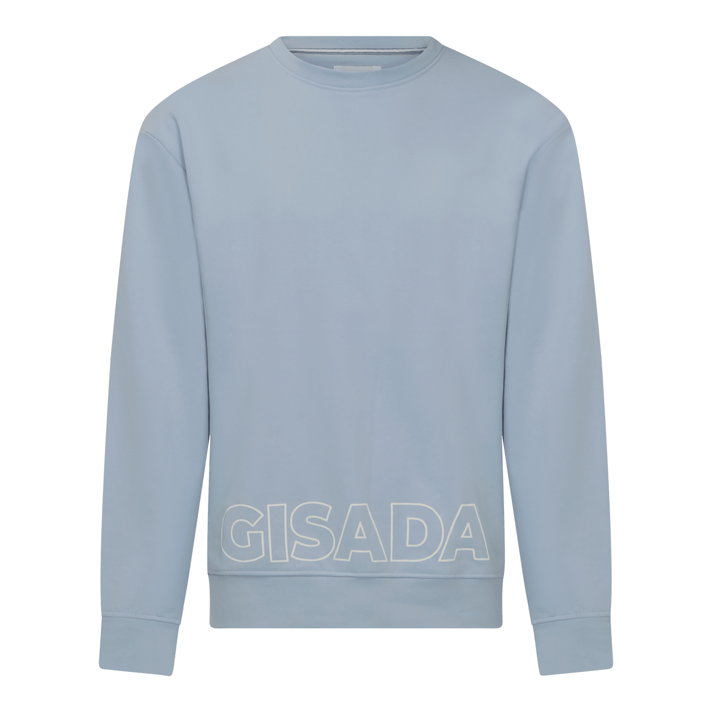 Regular Fit Sweatshirt in Midweight Cotton with Puff Print - Gisada.com