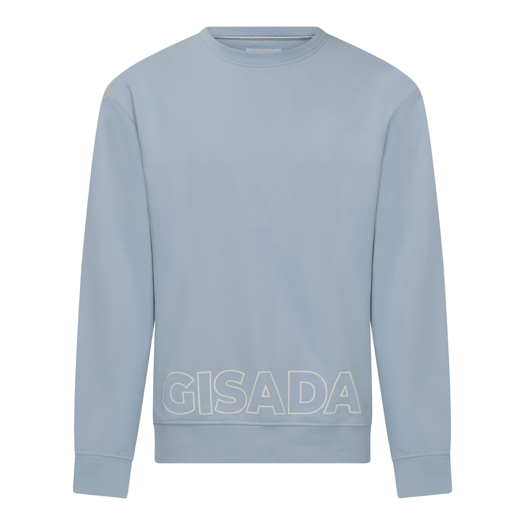 Regular Fit Sweatshirt in Midweight Cotton with Puff Print - Gisada.com