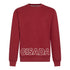 Regular Fit Sweatshirt in Midweight Cotton with Puff Print - Gisada.com