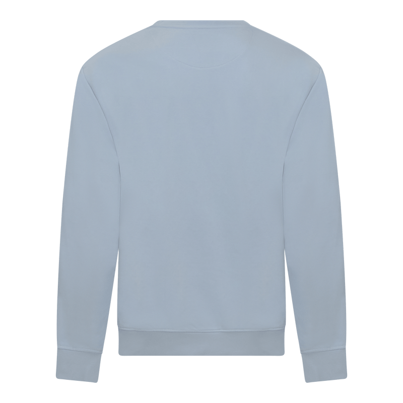 Regular Fit Sweatshirt in Midweight Cotton with Puff Print