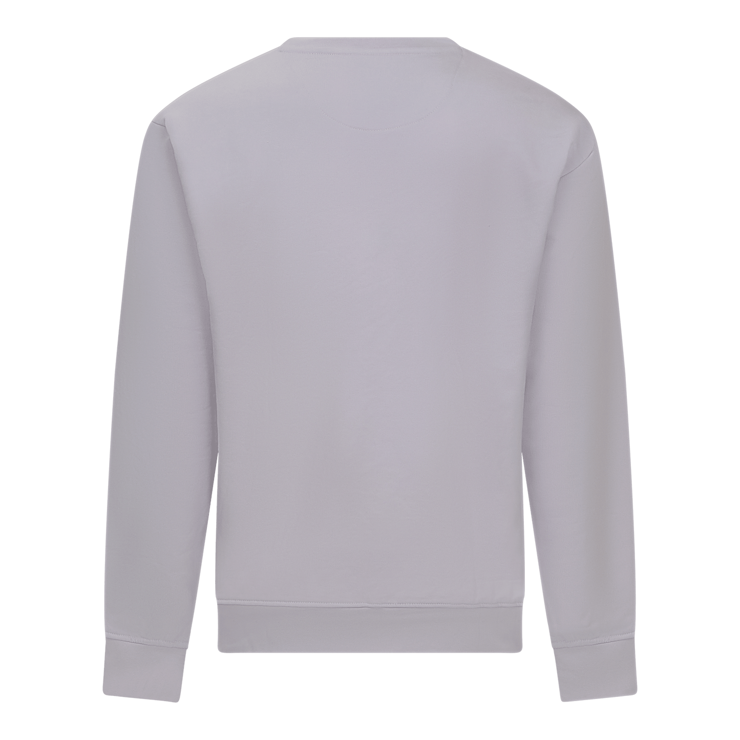 Regular Fit Sweatshirt in Midweight Cotton with Silicon Print - Gisada.com