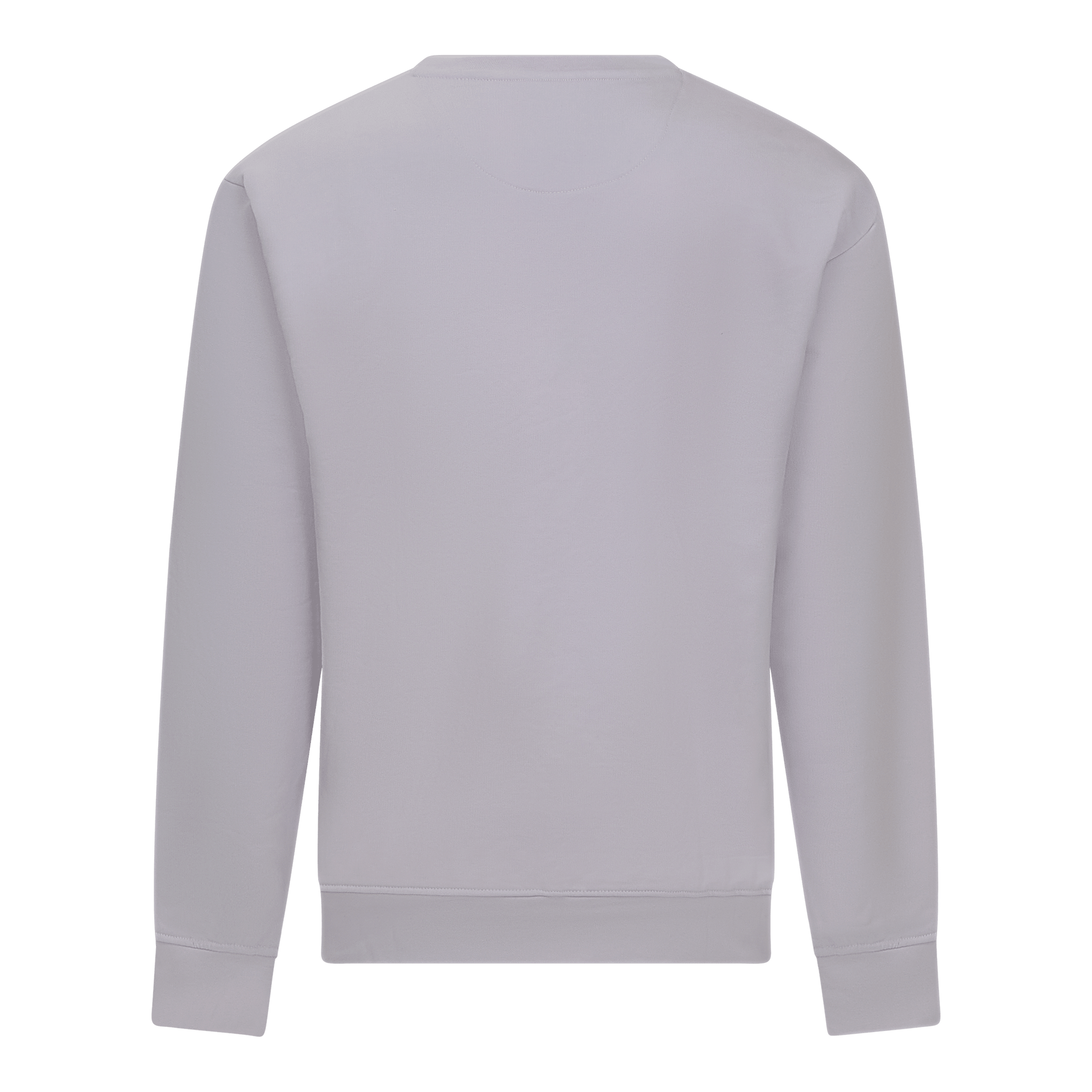 Regular Fit Sweatshirt in Midweight Cotton with Silicon Print - Gisada.com