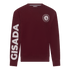 Regular Fit Sweatshirt in Midweight Cotton with Silicon Print - Gisada.com