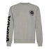 Regular Fit Sweatshirt in Midweight Cotton with Silicon Print - Gisada.com