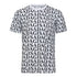 Regular Fit T-Shirt in Jersey Cotton Allover Print - Gisada.com