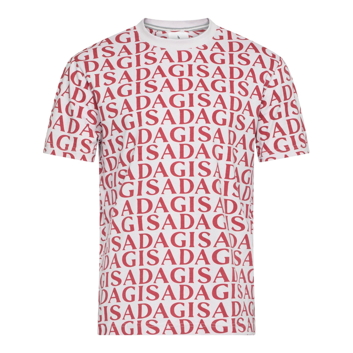 Regular Fit T-Shirt in Jersey Cotton Allover Print - Gisada.com