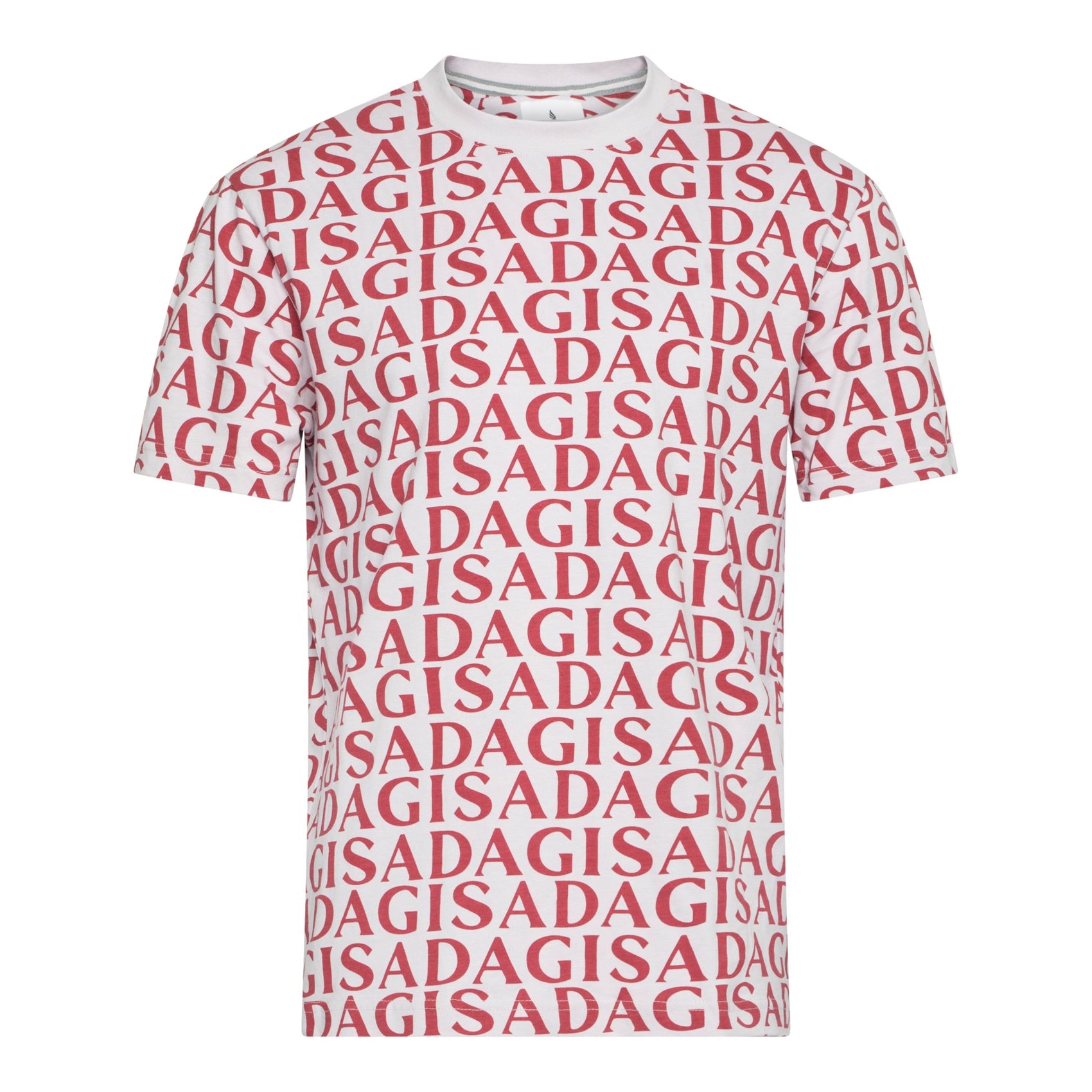 Regular Fit T-Shirt in Jersey Cotton Allover Print - Gisada.com