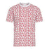 Regular Fit T-Shirt in Jersey Cotton Allover Print - Gisada.com