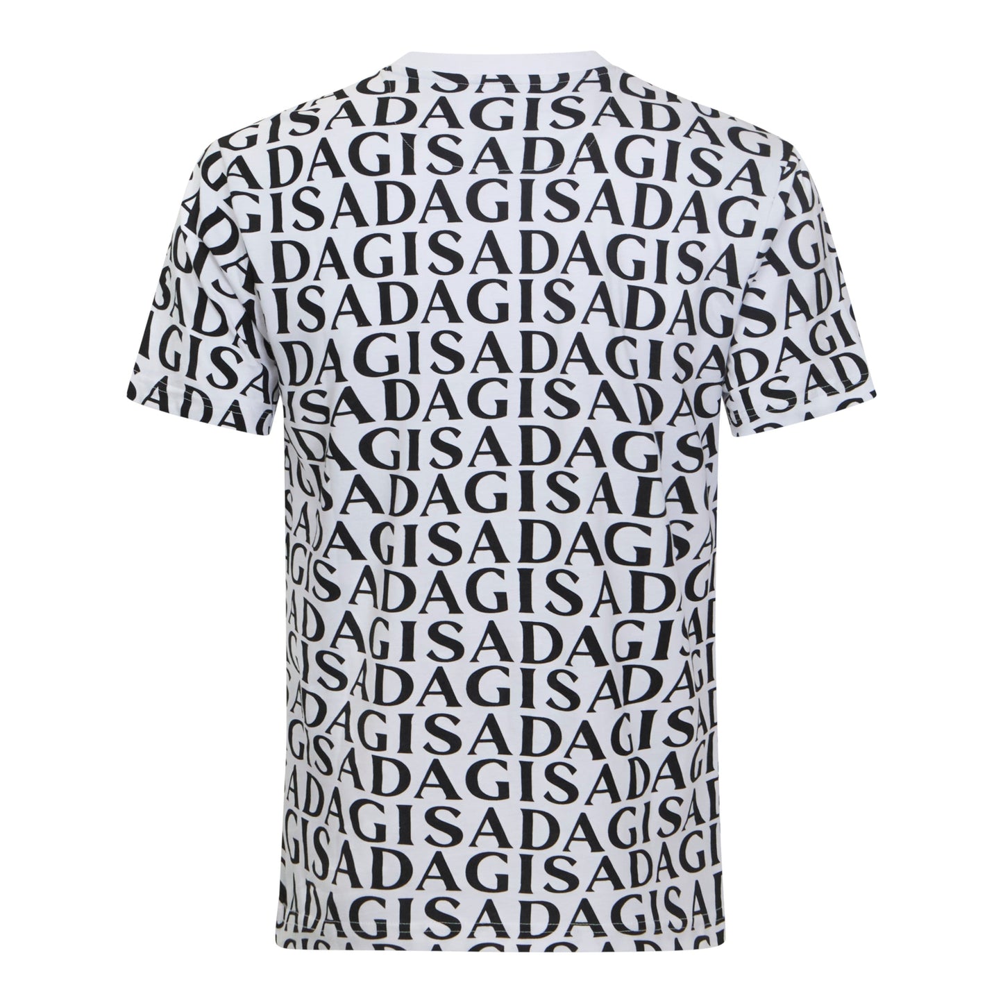 Regular Fit T-Shirt in Jersey Cotton Allover Print - Gisada.com