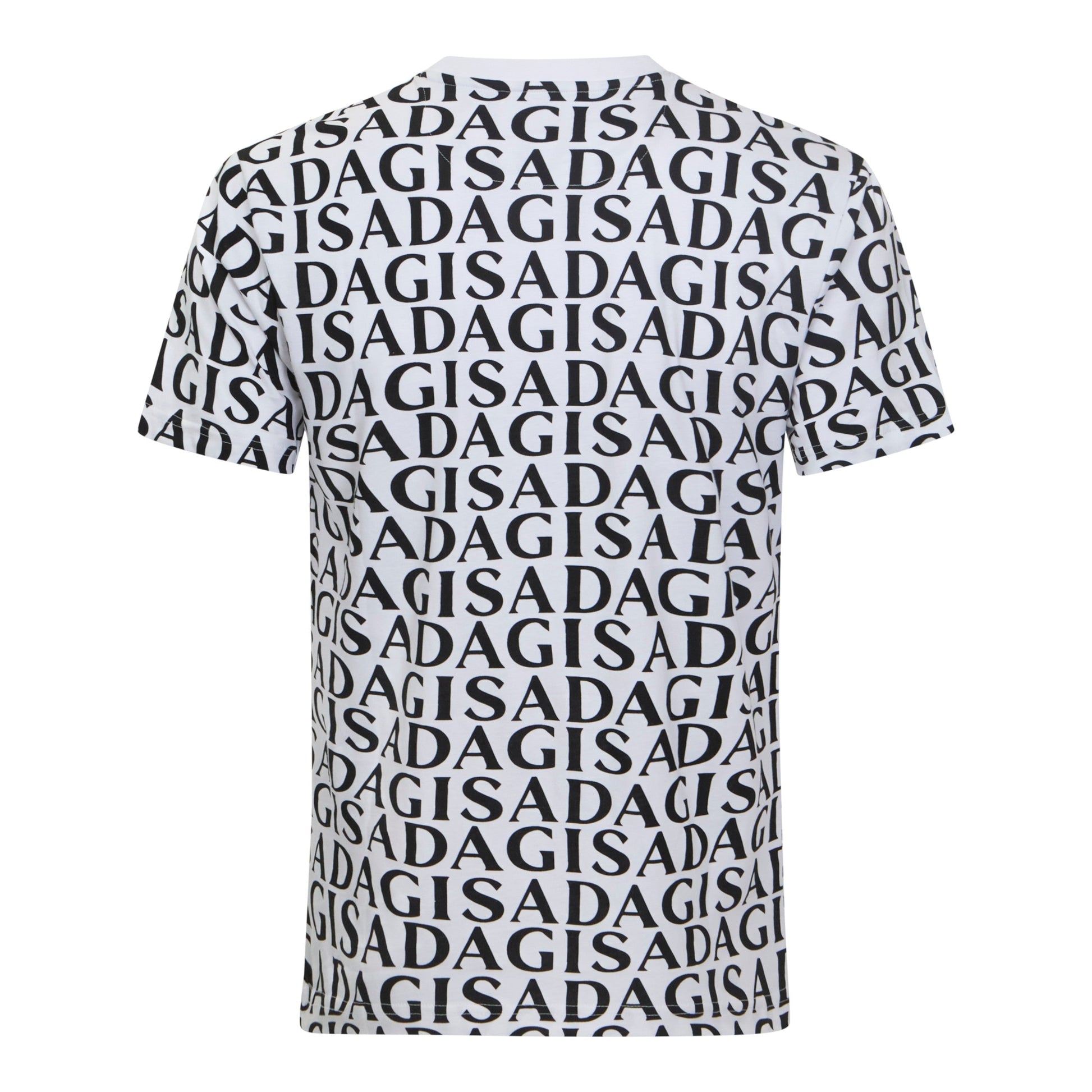 Regular Fit T-Shirt in Jersey Cotton Allover Print - Gisada.com