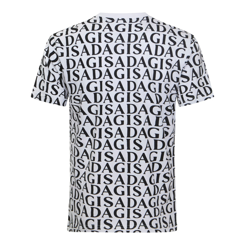 Regular Fit T-Shirt in Jersey Cotton Allover Print