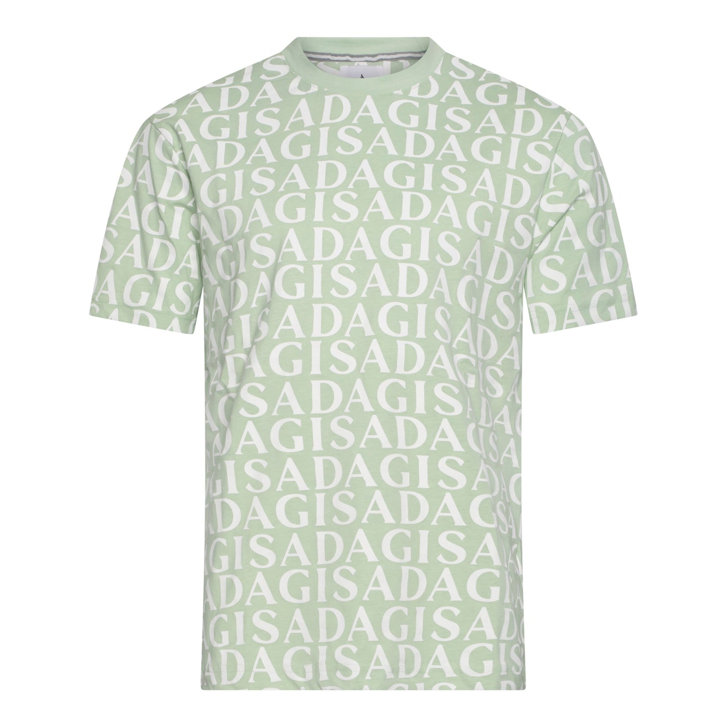 Regular Fit T-Shirt in Jersey Cotton Allover Print - Gisada.com