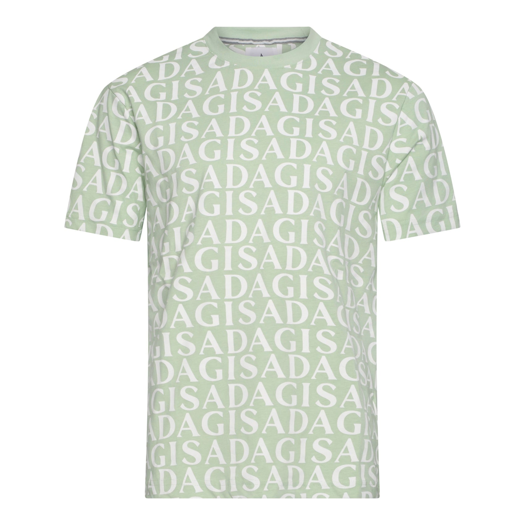 Regular Fit T-Shirt in Jersey Cotton Allover Print - Gisada.com
