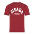 Regular Fit T-Shirt in Jersey Cotton with College Puff Print - Gisada.com